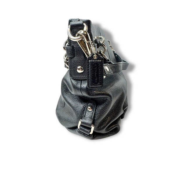Coach Black Leather Brooke Duffel Bag & Dust Bag - Picture 4 of 12